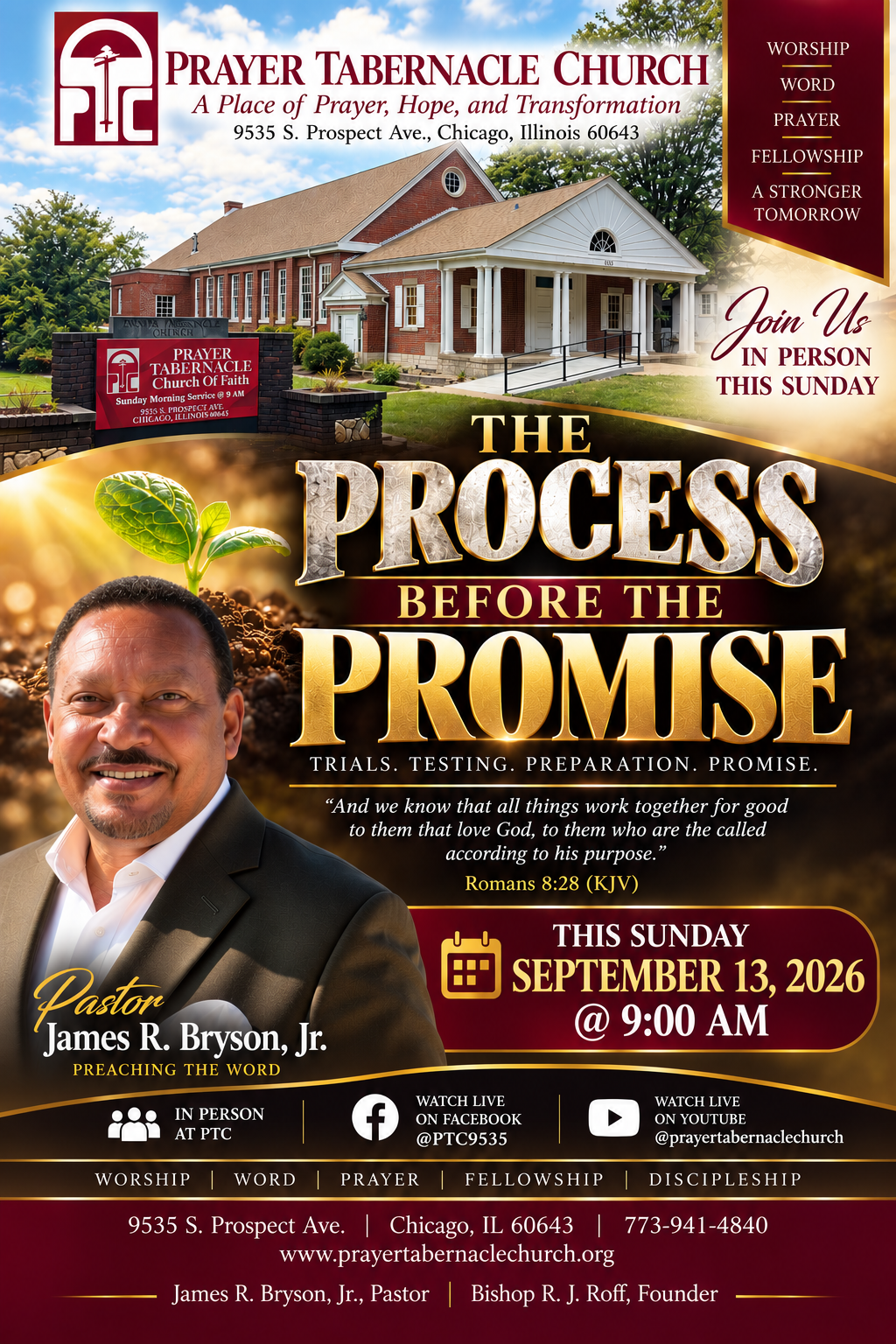I Got It!!! — Rev. Dr. W.W. Butler, Preacher for the Morning, Sunday August 9, 2026 at 9:00 AM