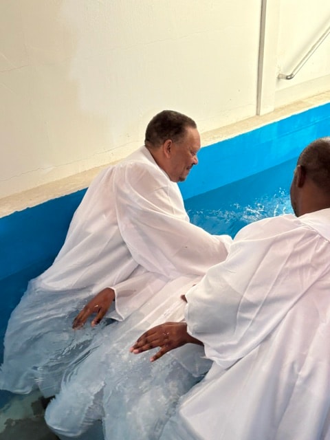 Washed in the water — baptized in faith