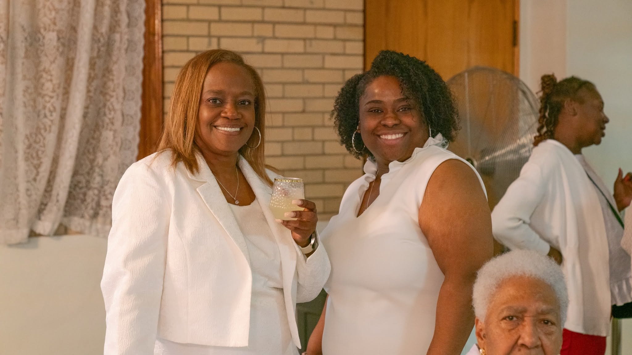 Sisters in Christ — fellowship and joy after service